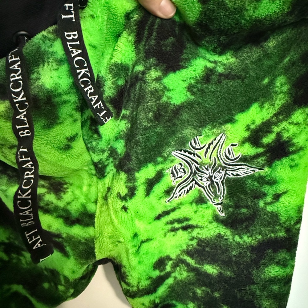 Blackcraft Cult Green and Black Joggers - Picture 2 of 4